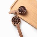ملعقة قياس من الخشب الطبيعي تصميم فينتج بسعة 8 الى 10 جرام