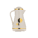 ترمس قهوة او شاي من ديفا / تصميم أنيق يناسب جميع الأذواق سعه 1 لتر - عاجي/ذهبي