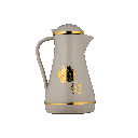 ترمس قهوة او شاي من ديفا / تصميم أنيق يناسب جميع الأذواق سعه 1 لتر - رمادي/ذهبي