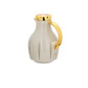 ترمس قهوة او شاي من ديفا / تصميم أنيق يناسب جميع الأذواق سعه 1 لتر - رمادي/ذهبي