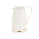 ترمس قهوة او شاي من ديفا / تصميم أنيق يناسب جميع الأذواق سعه 1 لتر - كريمي/ذهبي