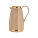 ترمس قهوة او شاي من ديفا / تصميم أنيق يناسب جميع الأذواق سعه 1 لتر - بني/ذهبي