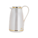 ترمس قهوة او شاي من ديفا / تصميم أنيق يناسب جميع الأذواق سعه 1 لتر - أبيض لؤلؤي/ذهبي