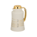 ترمس قهوة او شاي من ديفا / تصميم أنيق يناسب جميع الأذواق سعه 1 لتر - بيج