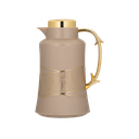 ترمس قهوة او شاي من ديفا / تصميم أنيق يناسب جميع الأذواق سعه 1 لتر - ذهبي