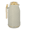 ترمس قهوة او شاي من ديفا / تصميم أنيق يناسب جميع الأذواق سعه 1 لتر - رمادي/ذهبي