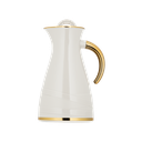 ترمس قهوة او شاي من ديفا / تصميم أنيق يناسب جميع الأذواق سعه 1 لتر - عاجي/ذهبي