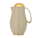 ترمس قهوة او شاي من ديفا / تصميم أنيق يناسب جميع الأذواق سعه 1 لتر - رمادي/ذهبي