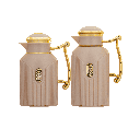 طقم ترمس قهوة وشاي من قطعتين من ديفا / تصميم أنيق يناسب جميع الأذواق سعه 0.7/1.0 لتر  - لحمى مذهب