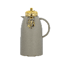 ترمس قهوة او شاي من ديفا / تصميم أنيق يناسب جميع الأذواق سعه 1 لتر - رمادي/ذهبي