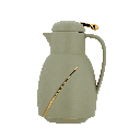 ترمس قهوة او شاي من ديفا / تصميم أنيق يناسب جميع الأذواق سعه 1 لتر - أخضر/ذهبي