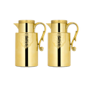 طقم فخامة للقهوة وشاي قطعتين من السيف / تصميم أنيق يناسب جميع الأذواق / مصنوع للحفاظ على حرارة المشروبات لساعات طويلة / مثالي للاستخدام اليومي في المنزل أو المكتب / متعدد الالوان - ذهبي