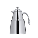 ترمس سهد قهوة وشاي من السيف / تصميم أنيق يناسب جميع الأذواق / مصنوع للحفاظ على حرارة المشروبات لساعات طويلة / مثالي للاستخدام اليومي في المنزل أو المكتب / متعدد الالوان والمقاسات - كروم - 0.65 لتر