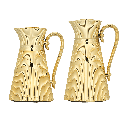 طقم نغم للقهوة وشاي قطعتين من السيف / تصميم أنيق يناسب جميع الأذواق / مصنوع للحفاظ على حرارة المشروبات لساعات طويلة / مثالي للاستخدام اليومي في المنزل أو المكتب / متعدد الالوان - ذهبي