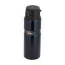 قارورة حرارية للقهوة والشاي استيل من ثيرومس / مصنوع للحفاظ على حرارة المشروبات لساعات طويلة سعه 710 مل - أزرق