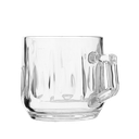 طقم كاسات شاي 6 قطع من السيف 200مل شفاف - النقشة الثانية