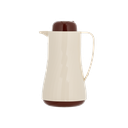 ترمس قهوة وشاي من السيف بلو / تصميم أنيق يناسب جميع الأذواق / سعه 1 لتر - أبيض/بني