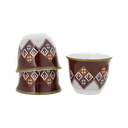 طقم فناجيل قهوة 12 قطعة من السيف حجم وسط