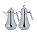 طقم جويلا للقهوة وشاي قطعتين من السيف / تصميم أنيق يناسب جميع الأذواق / مصنوع للحفاظ على حرارة المشروبات لساعات طويلة / مثالي للاستخدام اليومي في المنزل أو المكتب / متعدد الالوان - كروم