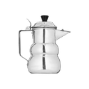 دلة من السيف مقاس 17 سم بتصميم تقليدي أنيق، مثالية لتحضير وتقديم القهوة العربية اللون فضي