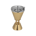 مبخرة من السيف متانة عالية، طلاء عالي الجودة - كبير - ذهبي