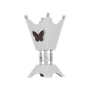 مبخرة من السيف بلون احمر كروم / تصميم أنيق يجمع بين الفخامة والعصرية / مثالية لنشر الروائح العطرية في المجالس والمناسبات / تضيف لمسة راقية لأجواء الضيافة والمنزل