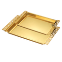 طقم طوفريه من السيف – 2 قطعة / تصميم أنيق بلون ذهبي / مثالي لتقديم الضيافة والمشروبات بأسلوب فاخر / يضفي لمسة راقية على طاولات التقديم في جميع المناسبات