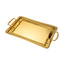 طقم طوفريه من السيف – 2 قطعة / تصميم أنيق بلون ذهبي / مثالي لتقديم الضيافة والمشروبات بأسلوب فاخر / يضفي لمسة راقية على طاولات التقديم في جميع المناسبات