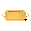 طقم طوفرية من السيف – 3 قطع / تصميم كلاسيكي بلون ذهبي / مثالي لتقديم القهوة والحلويات والضيافة بأسلوب عملي وراقي / مناسب للاستخدام اليومي والمناسبات الخاصة