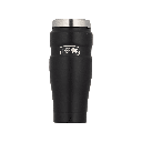 قارورة حرارية للقهوة وشاي استيل من ثيرومس / مصنوع للحفاظ على حرارة المشروبات لساعات طويلة سعه 470 مل - اسود