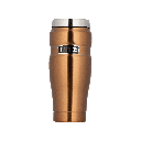 قارورة حرارية للقهوة وشاي استيل من ثيرومس / مصنوع للحفاظ على حرارة المشروبات لساعات طويلة سعه 470 مل - ذهبي