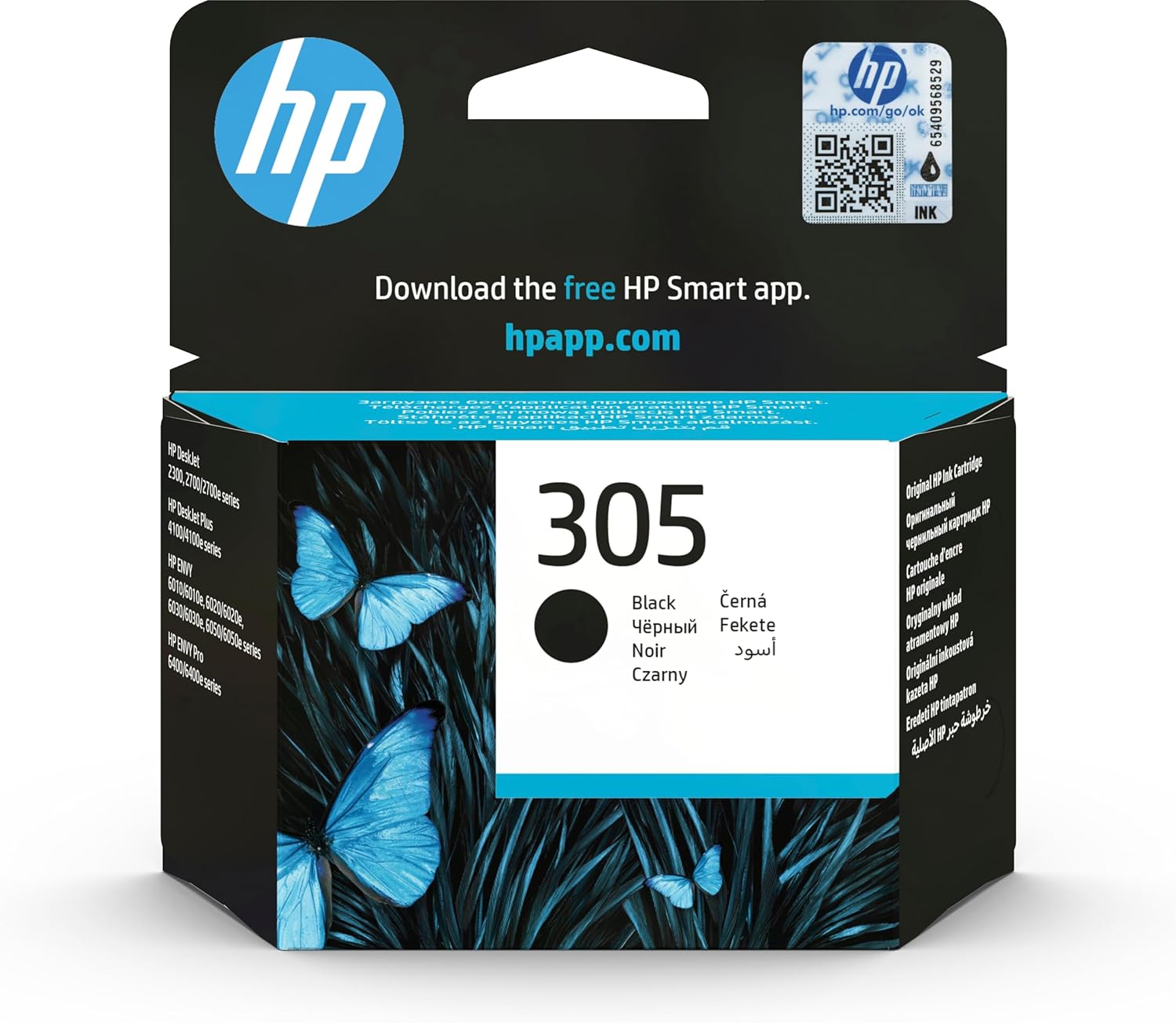 خرطوشة حبر HP 305 سوداء أصلية 3YM61AE