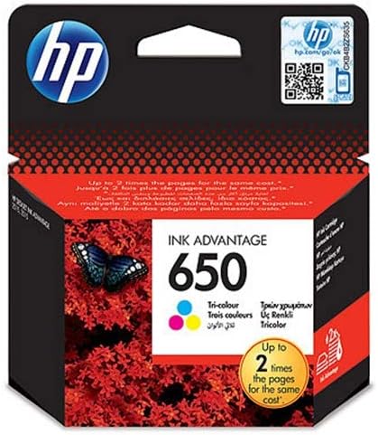 خرطوشة حبر HP 650 ثلاثية الألوان CZ102AE