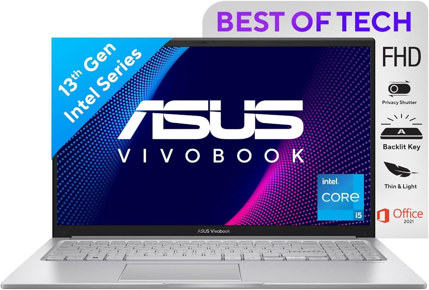 ان بي كيه ASUS 15 X1504VA – BQ3093 5 – 120U 16 512 15 DO BL