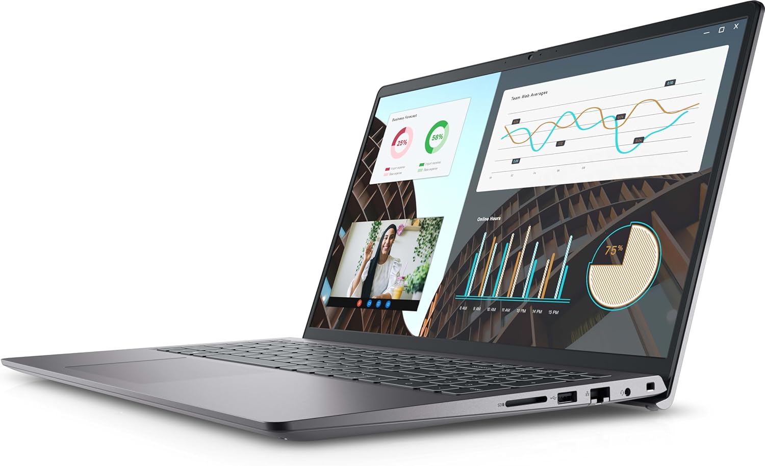 ان بي كيه ديل VOST 3530 I7–1355U 8G 512G SSD 15.6" DOS