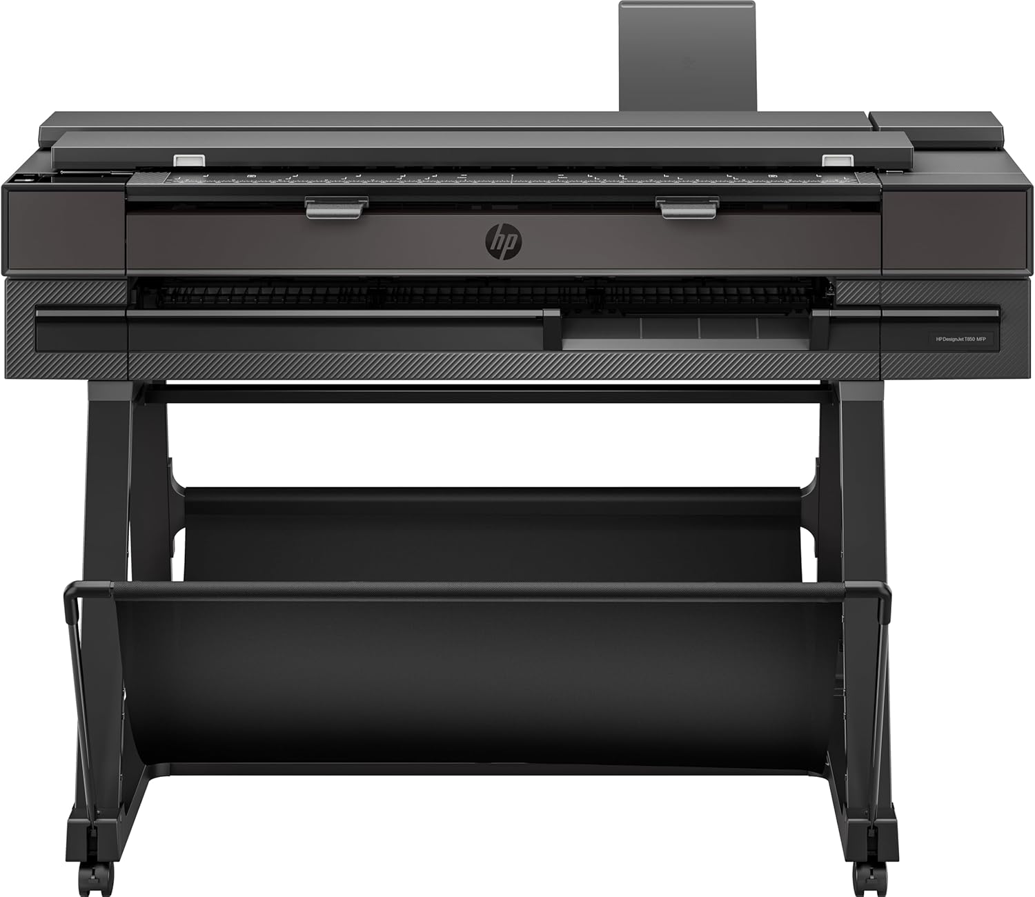 PLOTTER  HP DESIGNJET MFP T850  36'' 2Y9H2A - HP طابعة ديزاين جيت T850 36 انش (2Y9H2A) متعددة الوظائف بتنسيق كبير ومسح ضوئي تحميل امامي، معيار A4-A0، 90 طباعة A0/ساعة، واي فاي، ايثرنت، ، HP كليك، اسود