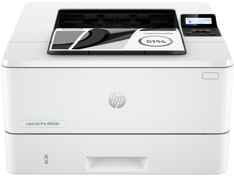 PRINTER HP LASERJET 4003N  2Z611A - طابعة اتش بي ليزر جيت برو  الطباعة باللون الاسود, طباعة فقط سرعة طباعة تصل الى 40 صفحة في الدقيقة