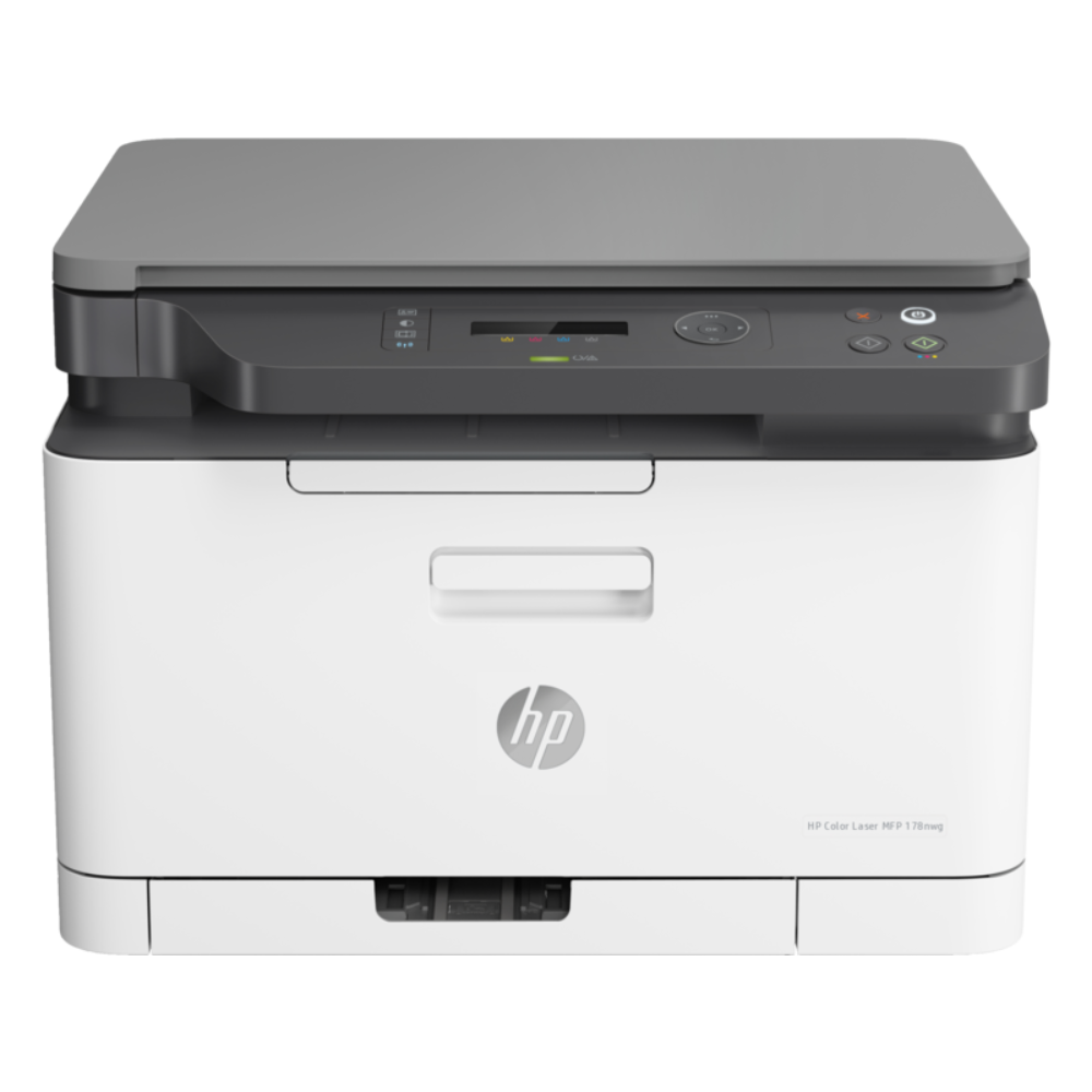 PRINTER HP LASERJET COLOR MFP178NW - اتش بي طابعة الوان ليزر جت طباعة ملونة متعددة الوظائف 3 في 1، أبيض