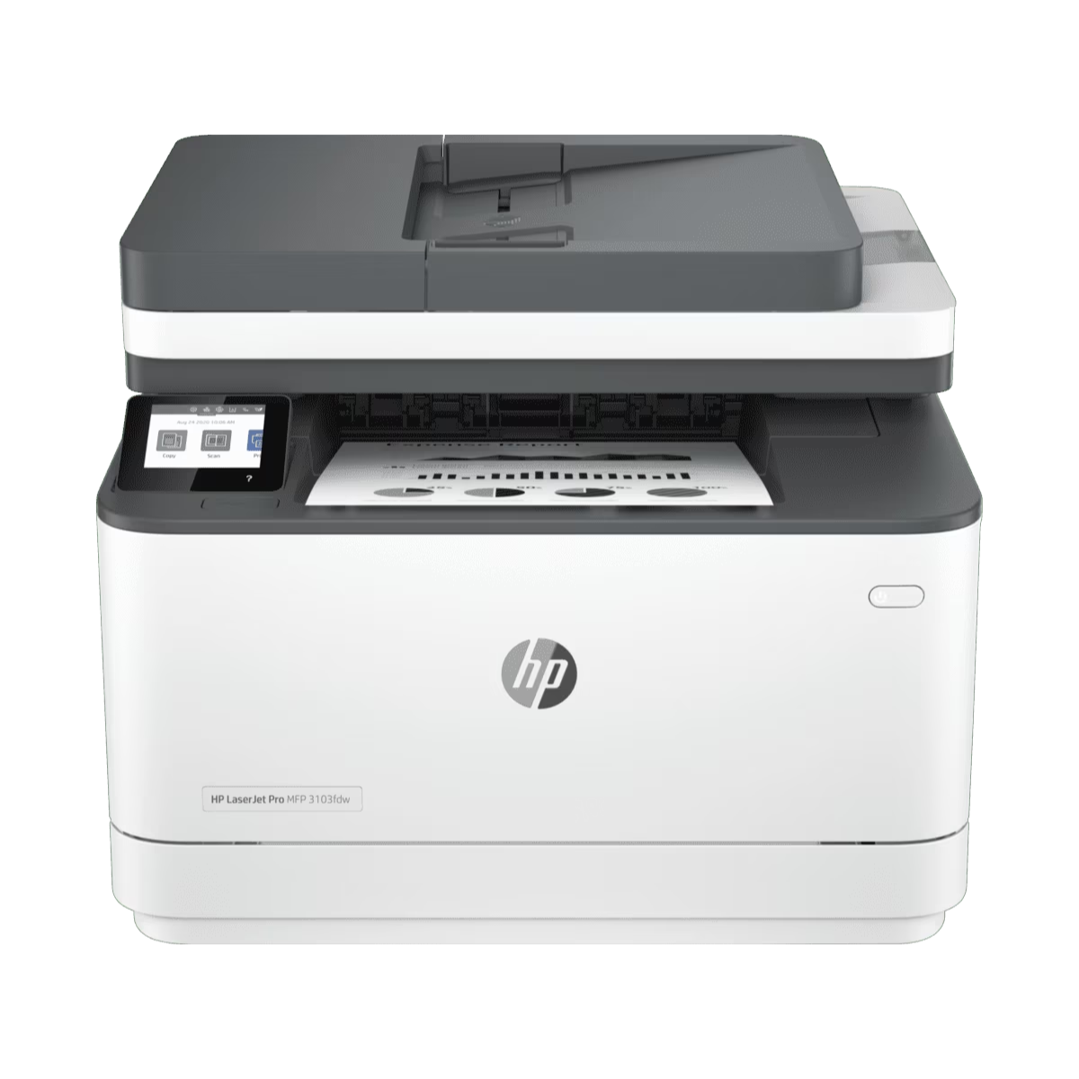 PRINTER HP LASERJET PRO 3103FDW - طابعة اتش بي ليزر جيت برو لاسلكية  باللون الأسود، المتكاملة 4 في 1، الطباعة والنسخ والمسح الضوئي والفاكس