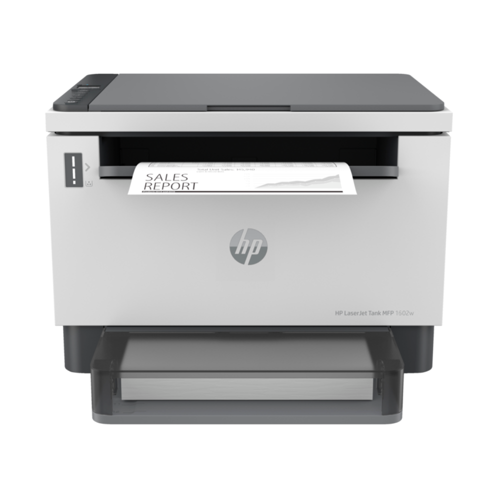 PRINTER HP LASERJET TANK WIRLES 1602W 2R3E8A - طابعة اتش بي ليزر جيت تانك أحادية اللون لاسلكية ، طباعة، نسخ، المسح الضوئي