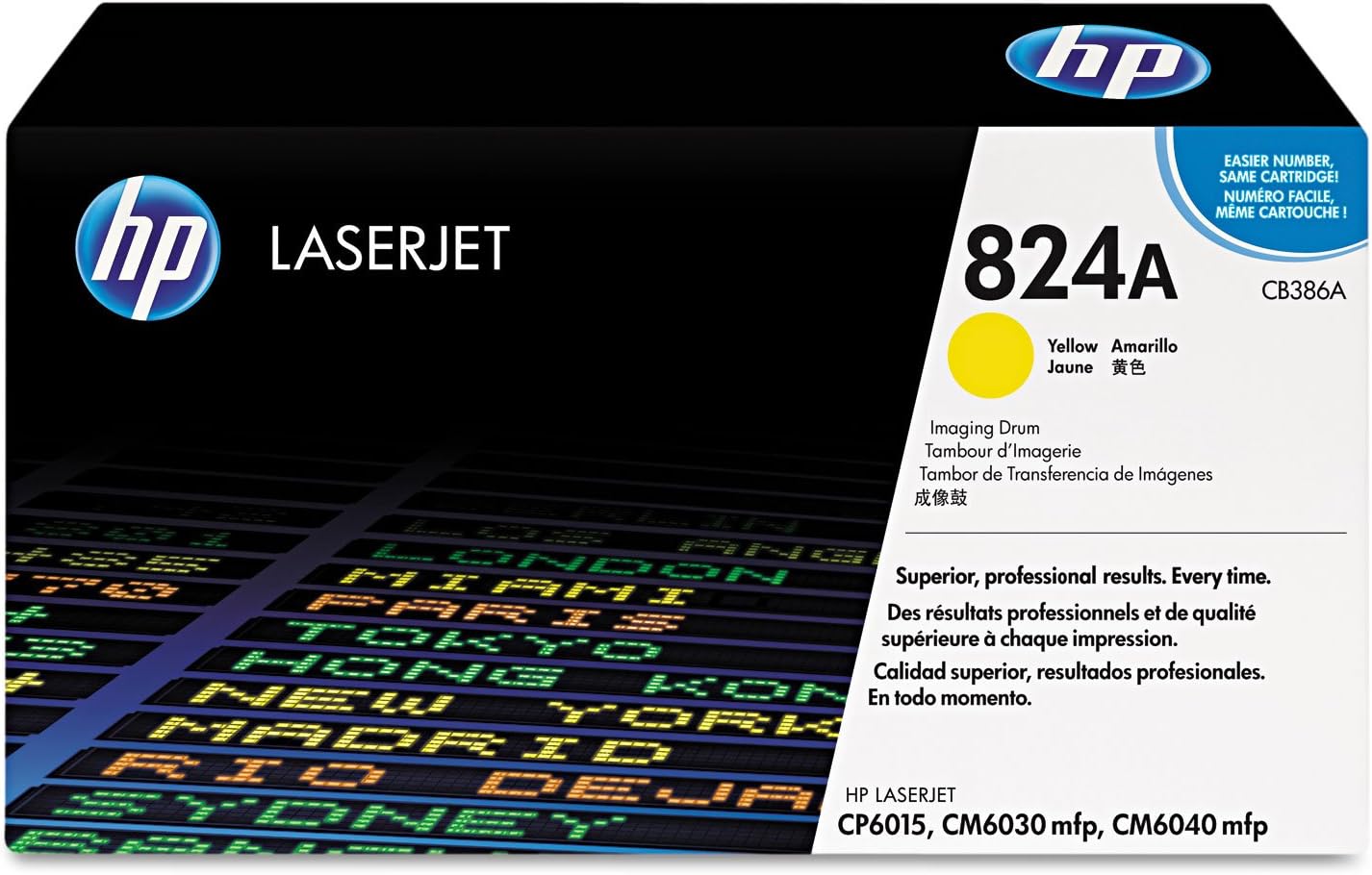 TONER 824A YELLOW LASERJET DRUM CB386A