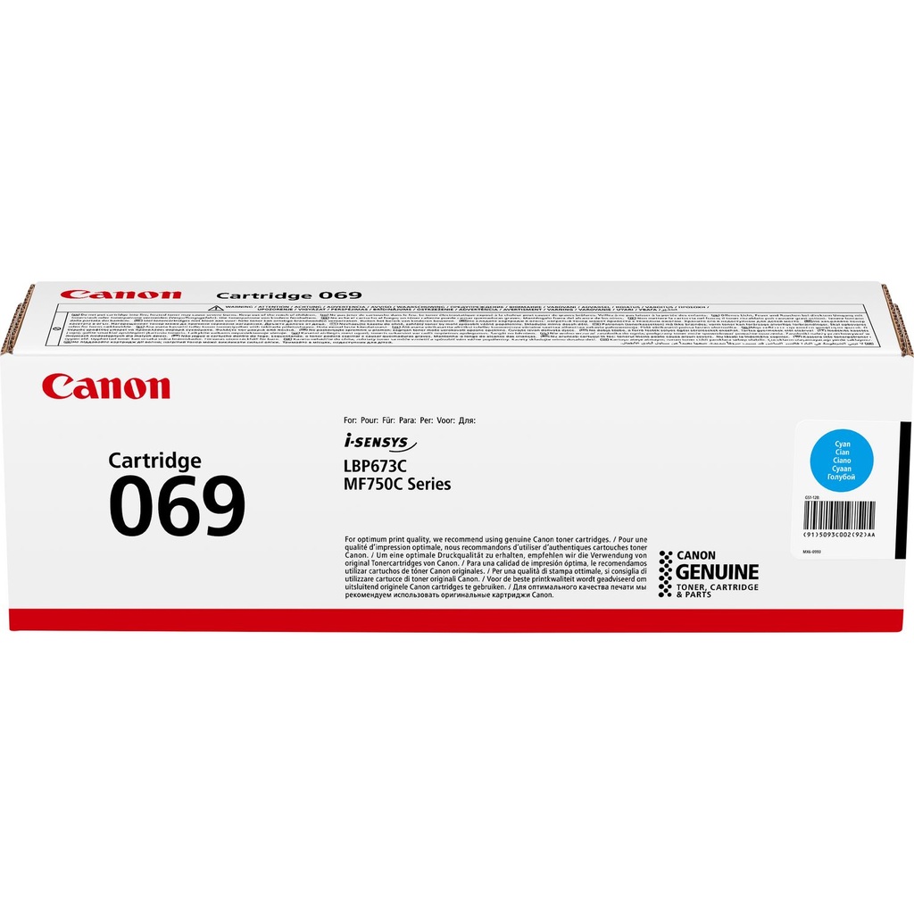 TONER CANON 069  CYAN