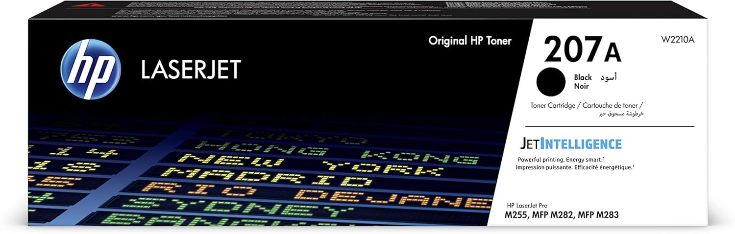 TONER HP 207A BLACK W2210A 255/282/283