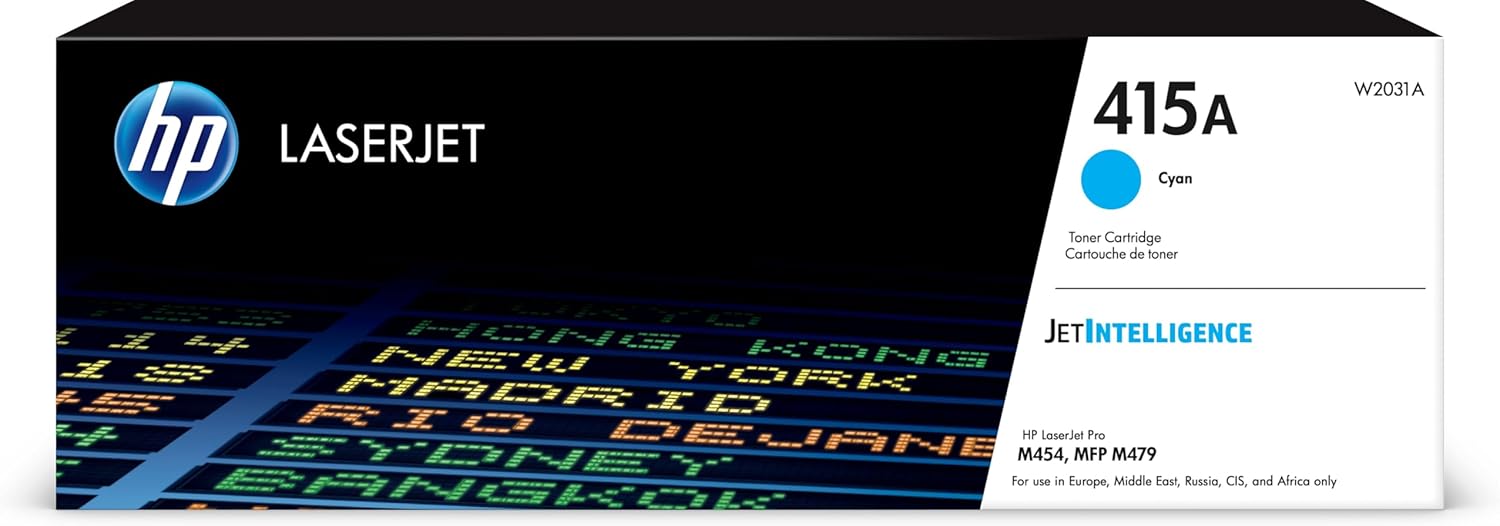 TONER HP 415A CYAN LJ CARTRIDGE W2031A