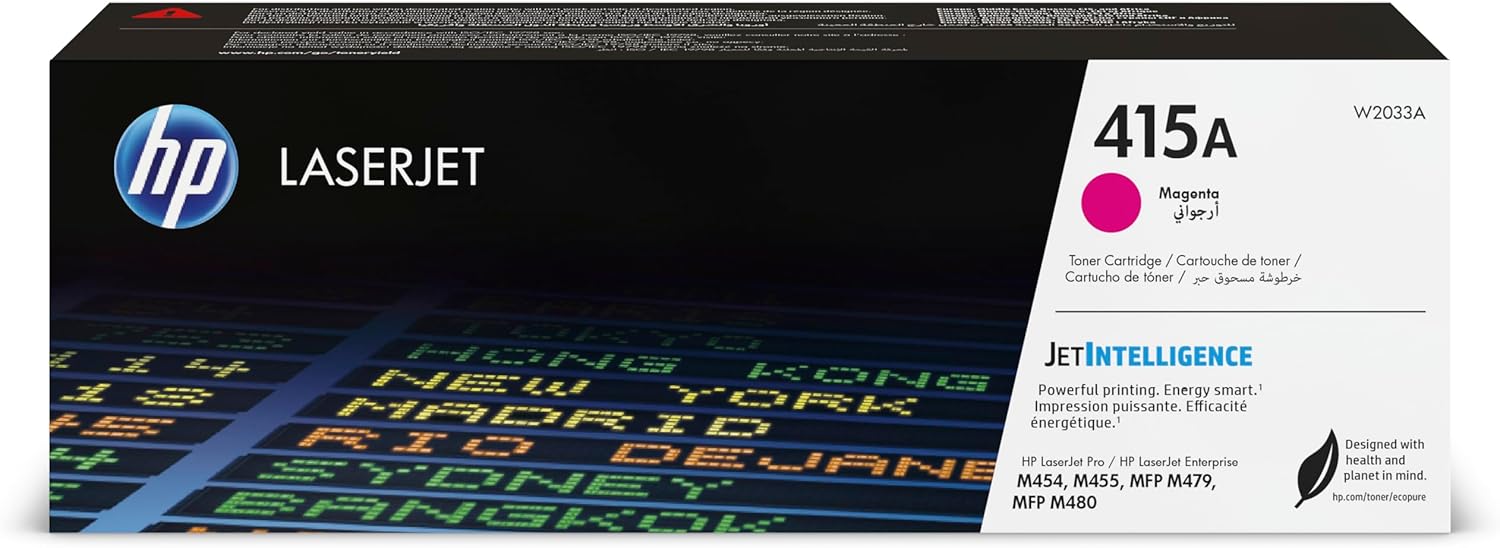 TONER HP 415A MAGENTA LJ CARTRIDGE W2033A