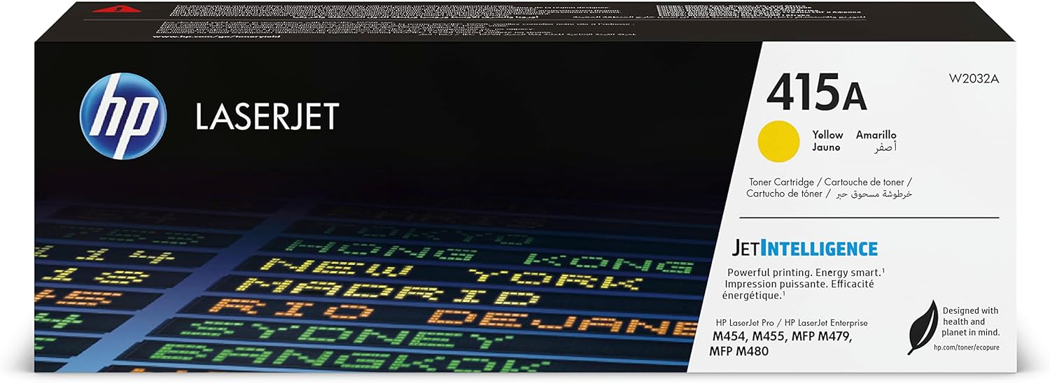 TONER HP 415A YELLOW LJ CARTRIDGE W2032A