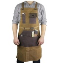 ابرون باريستا تصميم جلدي