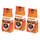 Dunkin Medium Roast Ground Coffee - Original Blend 340 g - 3 Packs - Imported